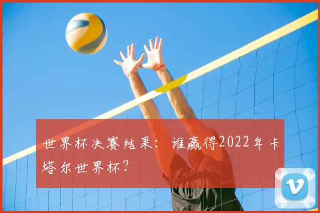 世界杯决赛结果:谁赢得2022年卡塔尔世界杯?